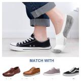 Gonii Womens No Show Socks Athletic Ankle Socks Cushioned Running Low Cut 5-8 Pairs (US, Numeric, 8, 10, Regular, Regular, 5 Pairs white A)