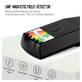 color tree Handheld LED EMF Magnetic Field Ghost Hunting Detector Electromagnetic Paranormal Equipment Tester 50Hz-20,000Hz Black