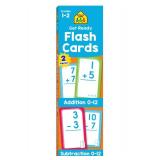 School Zone Get Ready Flash Cards Addition & Subtraction 2-Pack: 108 Math Cards, 1st Grade, 2nd Grade, Addition 0-12, Subtraction 0-12, Early Math, Improve Speed & Retention, Ages 6-8