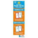 School Zone Get Ready Flash Cards Addition & Subtraction 2-Pack: 108 Math Cards, 1st Grade, 2nd Grade, Addition 0-12, Subtraction 0-12, Early Math, Improve Speed & Retention, Ages 6-8