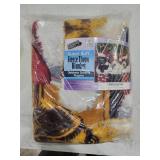 Dawhud Muticolor Christmas Stocking Puppies Throw Blanket 50x60 Polyester