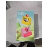 Kids Camera Instant Print, Christams Birthday Gifts for Girls Boys 5 6 7 8 9 10 Year Old, FHD Kids Toddler Digital Video Cameras,Selfie Cameras with 3 Rolls BPA-Free BPS-Free Print Paper & 32G Card