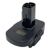 USB Battery Adapter for Craftsman C3 19.2 Volt Lithium Cordless Power Tools, Convert Black and Decker/Stanley/Porter Cable 20V Lithium Battery to Craftsman 19.2V C3 Lithium-Ion Batteries Converter