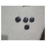 ATUVOS Air Tracker Tags-4 Pack, Bluetooth Luggage Tracker Works with Apple Find My APP (iOS Only, Not for Android), Keys Finder and Item Locator for Luggage, Backpack, Suitcases, Replaceable Battery