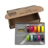 Scotch Washi Tape, 10 Rolls, Great for Use in Bullet Journal, School Supplies, Craft Supplies, and Teacher Appreciation Gifts (C317-10-SIOC)