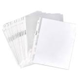 Amazon Basics Sheet Protectors for 3 Ring Binder, Heavyweight, Polypropylene, 8.5 x 11 Inch, 100-Pack, Clear