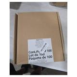 Amazon Basics Sheet Protectors for 3 Ring Binder, Heavyweight, Polypropylene, 8.5 x 11 Inch, 100-Pack, Clear