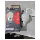 Feit Electric LED Built-in Battery Backup Intellibulb - A21 with an E26 Medium Base Light Bulb - 60W Equivalent - 15 Year Life - 800 Lumen - 2700K Soft White