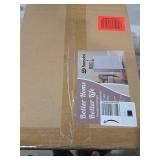 Somdot Dresser for Bedroom with 3 Drawers, Storage Organizer Chest of Drawers with Removable Fabric Bins for Closet Bedside Living Room Laundry Entryway Hallway, White Leather