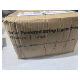 Mlambert 3-Color in 1 Solar String Lights Outdoor Waterproof Dimmable, 48ft Remote LED Patio Lights,15 Hanging Sockets Shatterproof Light for Backyard