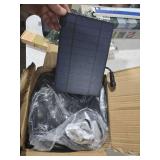 Mlambert 3-Color in 1 Solar String Lights Outdoor Waterproof Dimmable, 48ft Remote LED Patio Lights,15 Hanging Sockets Shatterproof Light for Backyard