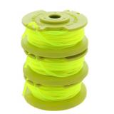 Ryobi One PLUS+ AC80RL3 OEM .080 Inch Twisted Line and Spool Replacement for Ryobi 18v, 24v, and 40v Cordless Trimmers (3 Pack)