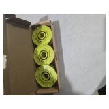 Ryobi One PLUS+ AC80RL3 OEM .080 Inch Twisted Line and Spool Replacement for Ryobi 18v, 24v, and 40v Cordless Trimmers (3 Pack)