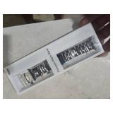 2-Pack Compatible for Apple Watch Band 42mm(Series 10/11) 41mm 40mm 38mm, Stainless Steel Replacement Strap Metal Bands for Series 11/10/9/8/7/6/5/4/3/2/1/SE/SE2/SE3 Women Men,Black+StarLight