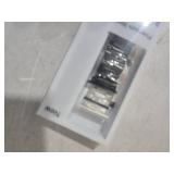 2-Pack Compatible for Apple Watch Band 42mm(Series 10/11) 41mm 40mm 38mm, Stainless Steel Replacement Strap Metal Bands for Series 11/10/9/8/7/6/5/4/3/2/1/SE/SE2/SE3 Women Men,Black+StarLight