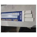 Under Cabinet Lighting, 12 Inch Motion Sensor Light Indoor, 1800mAh USB Rechargeable Closet Light, 3 Color Temperature Operable LED Lights, Can Be Used for Wardrobes, Cabinets, Stairs (3 Pack)