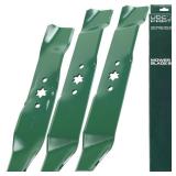 UDC Parts 942-0611A 942-0612A Mower Blades for Cub Cadet 46 Inch LT1045 LT1046 742-0611A 742-0611 742-0612A 742-0612 942-04124 942-04125 i1046 1180 1212 1800 MTD Troy Bilt 742-04125/3 Pack/Mulching