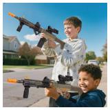 Realistic Toy Gun for Nerf Guns Darts, Foam Blaster - with Scope 120 Soft Bullets 3 Magazines, Semi-Auto Sniper Rifle Electric Machine Guns for Boys 6-12 Age for Kids and Adults