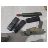 Realistic Toy Gun for Nerf Guns Darts, Foam Blaster - with Scope 120 Soft Bullets 3 Magazines, Semi-Auto Sniper Rifle Electric Machine Guns for Boys 6-12 Age for Kids and Adults