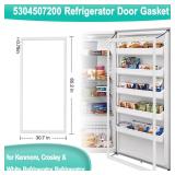Upgraded 5304507200 Refrigerator Door Gasket Compatible with Frigidaire Ken-more Freezer Door Gasket Seal, 30.7\" X 60.2\" Elec-trolux Freezer Gasket Seal Replacement 216522309, 216522310, 5304507214