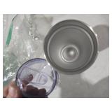 Cool Yoleb 20 oz Tumbler Stainless Steel Tumblers with Lid Double Wall Vacuum Insulated Coffee Mug 20oz Powder Coated Cup for Hot and Cold Drinks, Navy, 1 pack