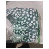 Eomenie One Piece Swimdress Swimsuits for Women Tummy Control Swim Dresses Skirt Bathing Suit Green Floral L