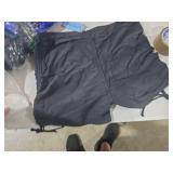 Women Swim Shorts High Waisted Swimsuit Shorts Tummy Control Bathing Suit Bottom Plus Size Boyshorts Dark Gray XXL