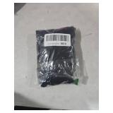 Tankaneo Women Deep V Neck Low Cut Tops Casual Ribbed Knit Henley T-Shirts Summer Short Sleeve Tees Black Small