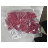 Avidlove Sexy Lingerie Set Rave Outfits For Women Fishnet Long Sleeve Crop Top Sheer Bra and Panty 3 Piece Wine Red L