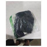 LovelyWholesale Womens Sexy Tie Front Crop Top Short Sleeve Casual Summer V Neck T Shirt Black Large