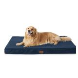 Bedsure XL Dog Beds Large Sized Dog -Comfy Flat Extra Large Pet Beds with Removable Washable Cover, Orthopedic Egg Crate Foam Mat, Suitable for Pet Up to 100 lbs