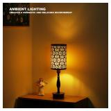 UMEXUS LED Rechargeable Cordless Table Lamp with Dimmer, Small Battery Operated Lights, Touch Nightstand Lamp, Vintage Bronze Ambient Lighting Home Living Room Side End Entryway Table Outdoor Patio