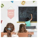 AGMDESIGN Long Live Girlhood Canvas Hanging Pennant Flag Banner, Toddler Girl Room Wall Decor, Nursery Teen Girls Kids Bedroom Decor, Baby Girl Room Banner, Birthday Gifts for Daughter Niece Sisters