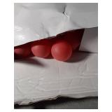 40MM Ping Pong Balls, 50 or 80 Pack Assorted Colored Tennis Balls Multi Color Plastic Balls Fun Beer Ping Pong Balls Bulk for Beer Pong Balls, Arts and Craft, Party Decoration, Cat Balls (80pcs-Red)