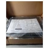 INGIORDAR Shoe Rack 4 Tier Long Storage Organizer Wide Metal Shoe Shelf for Closet Entryway Black