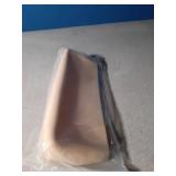 Mr. Pen- Silicone Pencil Case Pouch, Warm Beige, Aesthetic Triangular Design, Multipurpose, Aesthetic Pencil Case Small, Silicone Makeup Bag