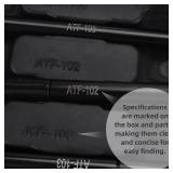 KUNTEC 13Pcs Oil Fill Adapter Transmission Fluid Oil Refilling Refill Connector Tool Kit