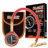 ALL-TOP 4x4 Rapid Tire Deflator Kit 0-70PSI Tire Pressure Gauge/Air Down Master/for Offroad Tire of Jeep, Truck & ATV