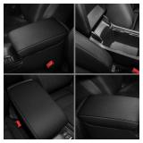 AOMSAZTO Armres Cover for 2018-2024 Audi Q5 Black
