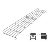 66045 Grill Warming Rack for Weber GS4 Genesis II E-410, II S-410, II SE-410 Grills, Grill Parts for Weber Genesis II 400 Series, Foldable Stainless Steel Warming Rack for Genesis 66045