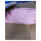 sancua Round Tablecloth 108 Inch Diameter, 6 Pack - Circle Polyester Fabric Table Cloth for Wedding Party Reception Banquet Birthday, Washable Christmas Table Cover (Fit 42-96 Inch Tables), Pink