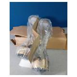 2 Pack Aluminum Cordless Table Lamp, 5000mAh Rechargeable Table Lamps, Portable Touch Control Desk Lamp, 3-Level Brightness Cordless Rechargeable Table Lamps for Home Restaurant Outdoor - Gold