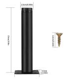 Fulushouxi 4 Pcs Furniture Legs, Metal Cabinet Legs, 6 inches/15 cm Adjustable Furniture Support Feet for Kitchen Shelves Sofa Table Chair Desk Cupboard Furniture Adjustable Legs Feet Foot