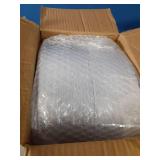 U-QE 100 Pieces White Plastic Plates - 9 Inch White Disposable Plates - Washable & Reusable - Premium Hard Plates - Party Supplies for Birthdays, Celebrations, Travel, Wedding, Party and Events