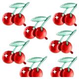 Tagberoy 7PCS 20Inch Cherry Balloons, Cherry Birthday Party Decorations Balloon Supplies.Cherry Fruit Balloons Mylar Balloon for Cherry Theme Birthday Wedding Baby Party Decorations