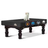 Zettum Pool Table Cover - Billiard Table Covers, 600D Waterproof Covers for Billiard Pool Table, Heavy Duty Scratched-Free UV Protection Snooker Furniture Table Cover - 8 Feet