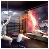 DAWASAPAT 3-in-1 Projector Mount Wall/Ceiling Projection Bracket, Universal Height Adjustable Hanging Mount Bracket Holder with Extension Pole for Home and Office Projector