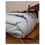 BEDELITE Cooling Comforter King Size,Double Side Cooling Blankets for Hot Sleepers,Lightweight & Breathable Summer Comforter King Sizeï¼Blue,108x90 Inches