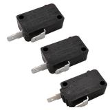 Microwave Oven Door Switch Replacement Part, 16A 125VAC, KW3AT-16 (Downward Compatible with KW3A-16), 2X Normally Open + 1x Normally Closed