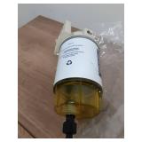 S3227 Fuel Filter Water Separator Assembly replacement for Marine Outboard Motor Mercury with 3/8\" Barb x 1/4\" NPT Fittings Replaces 320R, 490R-RAC-01,18-7948,9-37882,18-7922,18-7922-1
